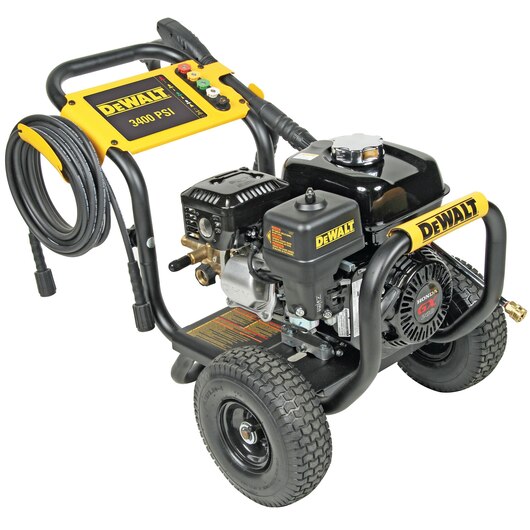 DEWALT HONDA® With AAA Triplex Plunger Pump Cold Water Professional Gas Pressure Washer (3400 PSI at 2.5 GPM)