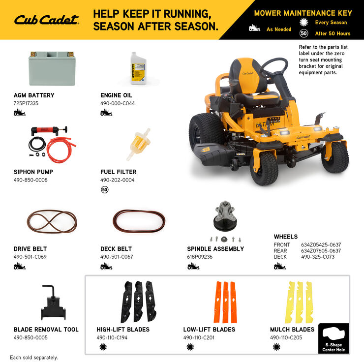 Cub cadet ztx5 discount 54