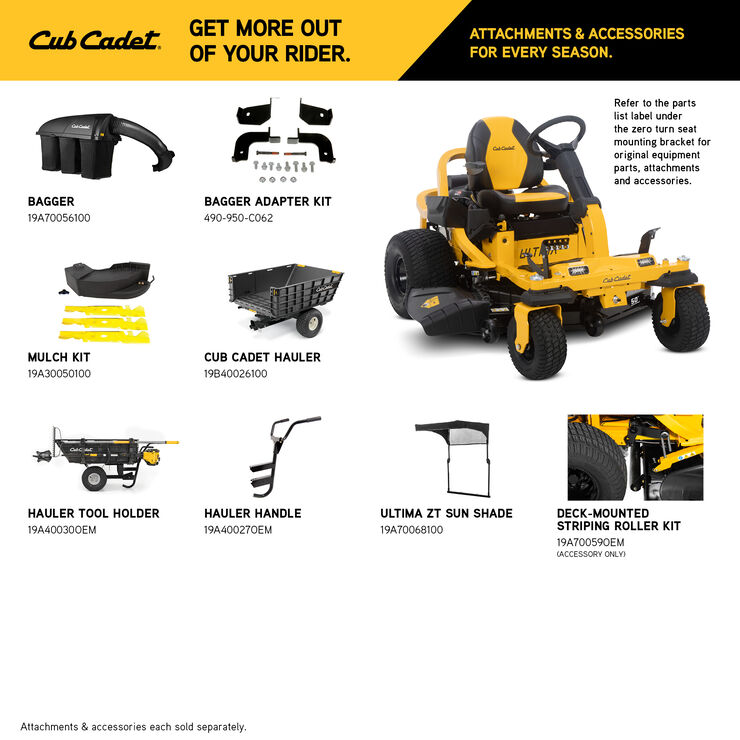 Cub Cadet ZTS2 50 (17BSGGY2A10) Cub Cadet ZTS2 50 (17BSGGY2A10)