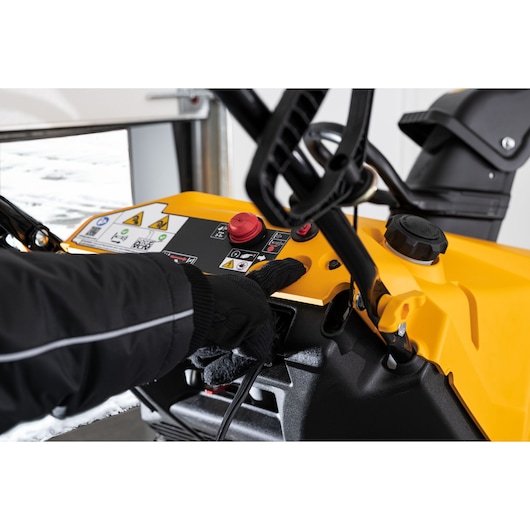 DEWALT 21 in. 208cc Single Stage Auger Propelled Snow Blower with Electronically Governed Engine