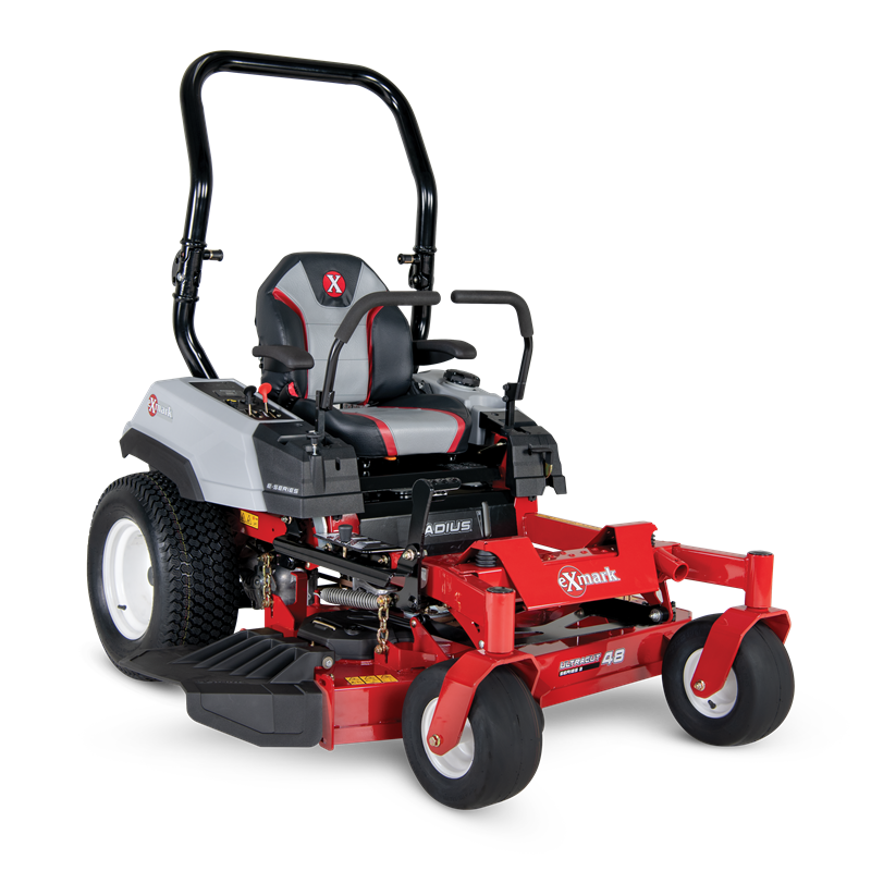Exmark Radius E-Series with 24.5 HP* Exmark 708CC Engine and 48” UltraCut Series 3 (2-Blade) Deck Exmark Radius E-Series with 24.5 HP* Exmark 708CC Engine and 48” UltraCut Series 3 (2-Blade) Deck