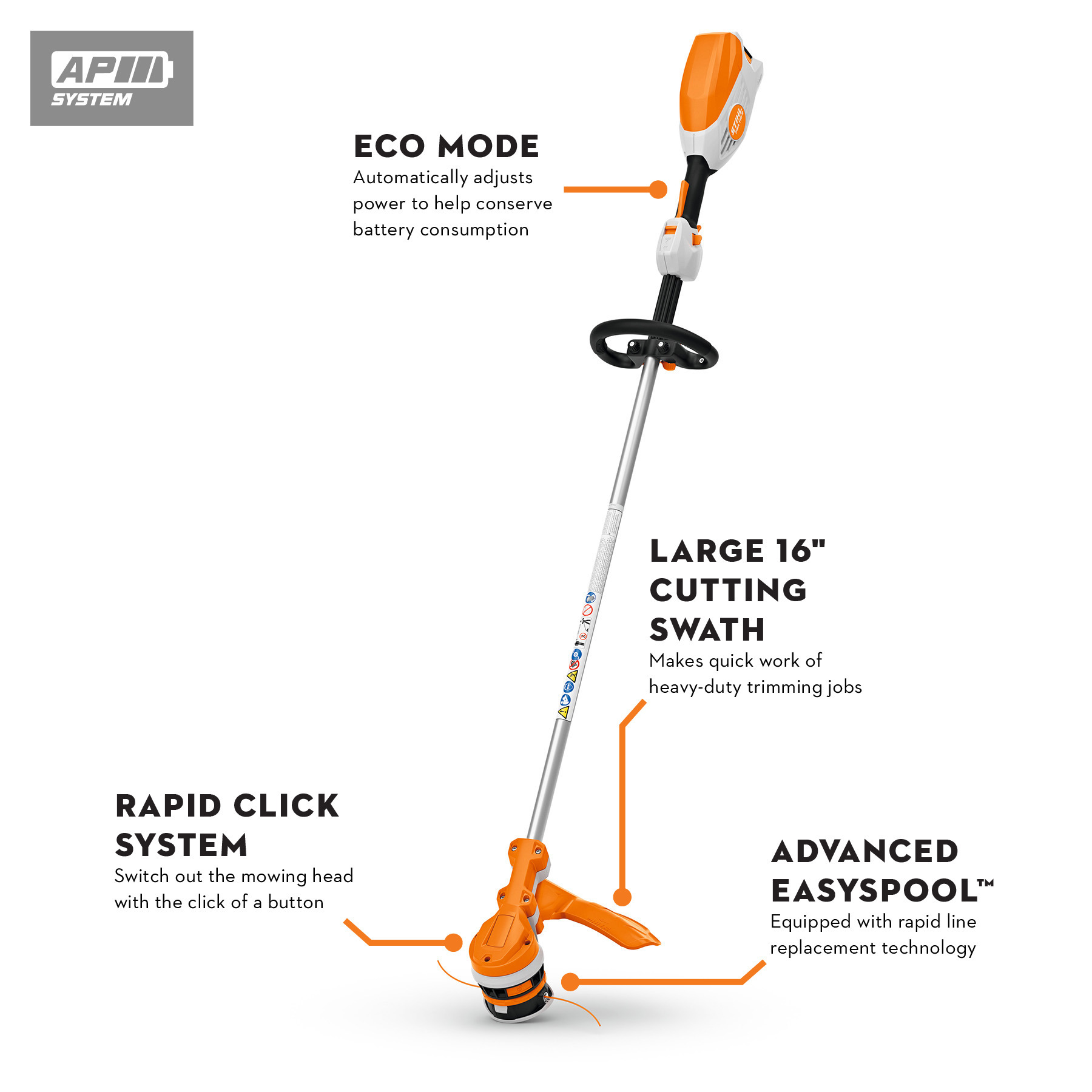 STIHL FSA 110 R Battery Powered Grass Trimmer