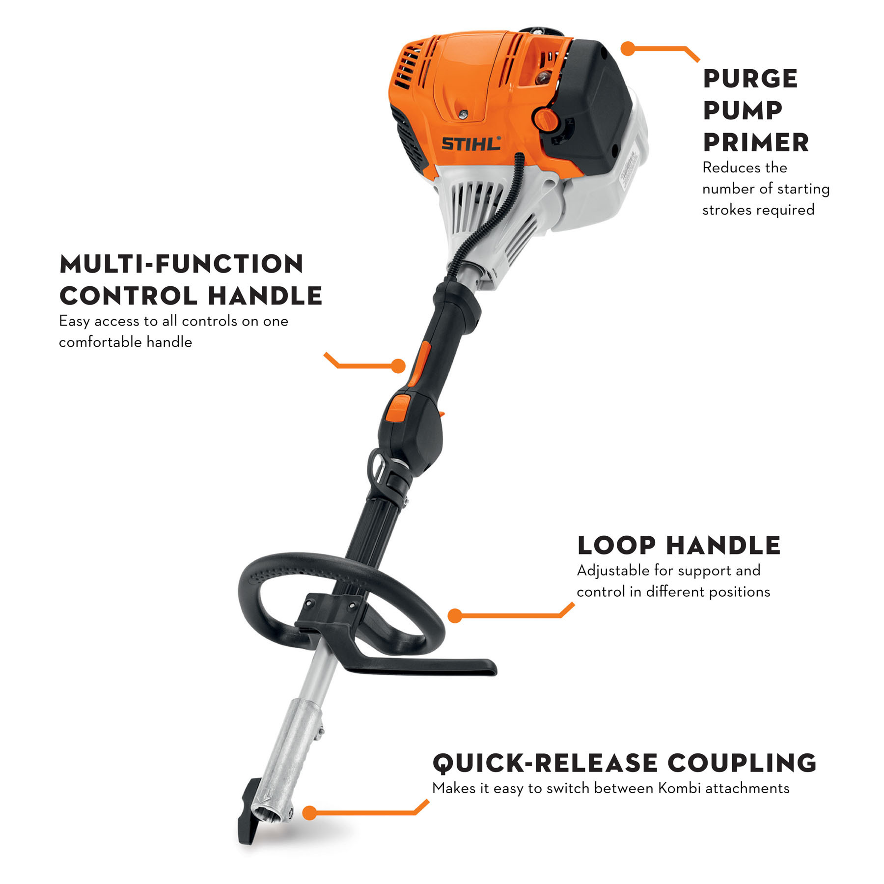 STIHL KM 131 Gasoline KombiSystem