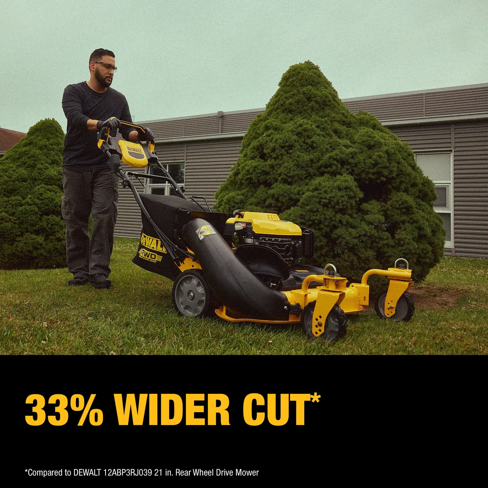 DEWALT® 28-in. 224cc RWD Self-Propelled 3-in-1 Lawn Mower With PowerAdapt™