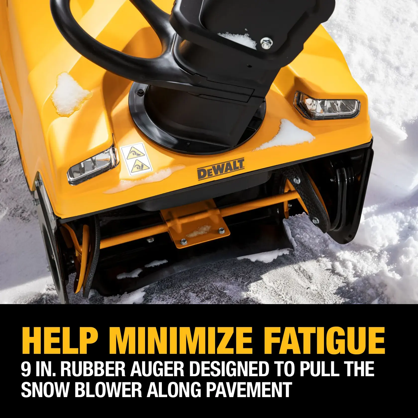 DEWALT® 21-in. 208cc Single Stage Auger-Propelled Snow Blower with POWERADAPT™
