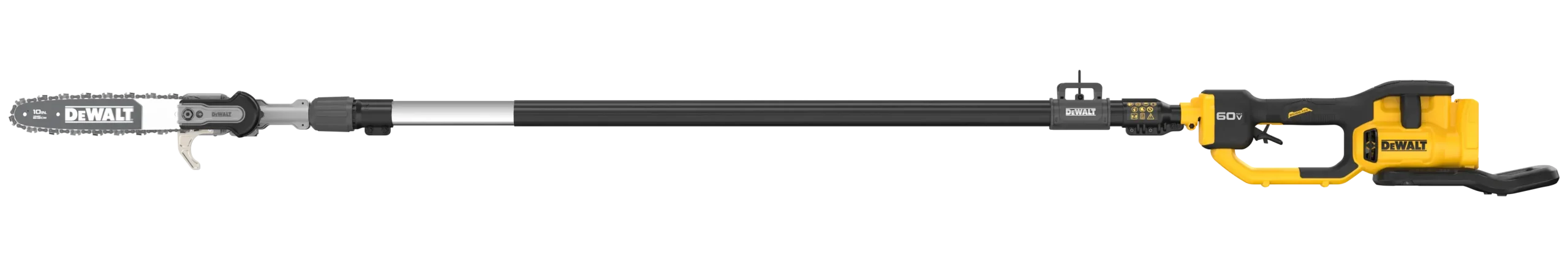 DEWALT® 60V MAX* 10-in. 140-in. Telescoping Pole Saw (Tool Only)