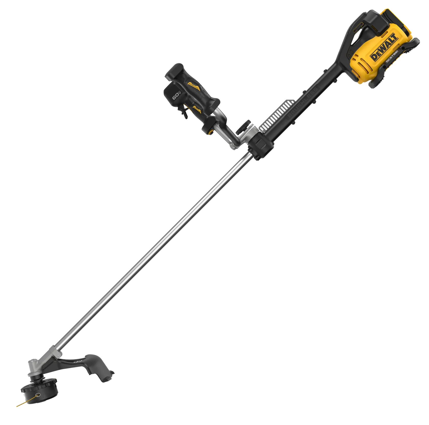 DEWALT® 60V MAX* 17-1/2-in. Brushless Cordless String Trimmer With Bike Handle (Tool Only)