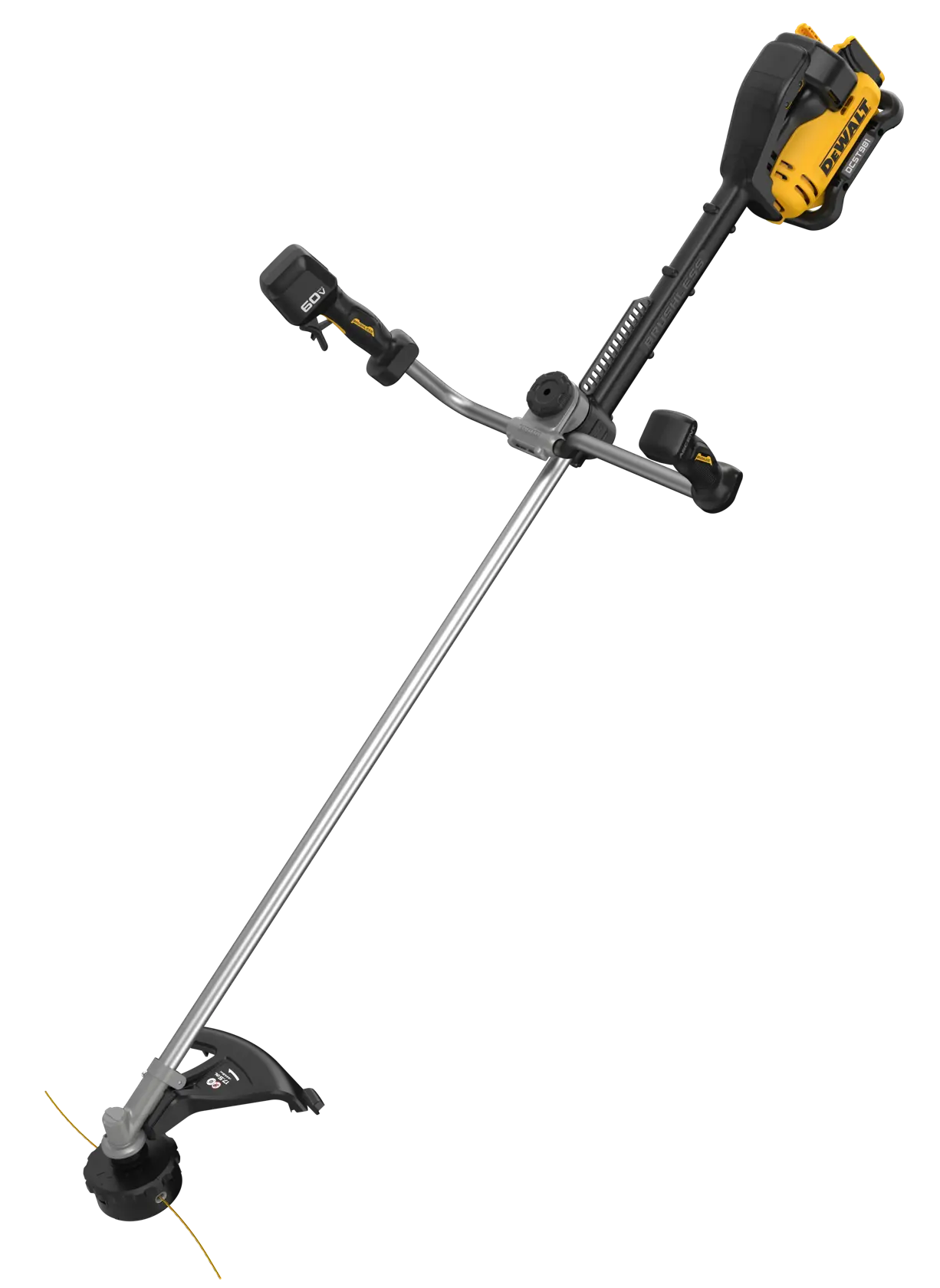 DEWALT® 60V MAX* 17-1/2-in. Brushless Cordless String Trimmer With Bike Handle (Tool Only)