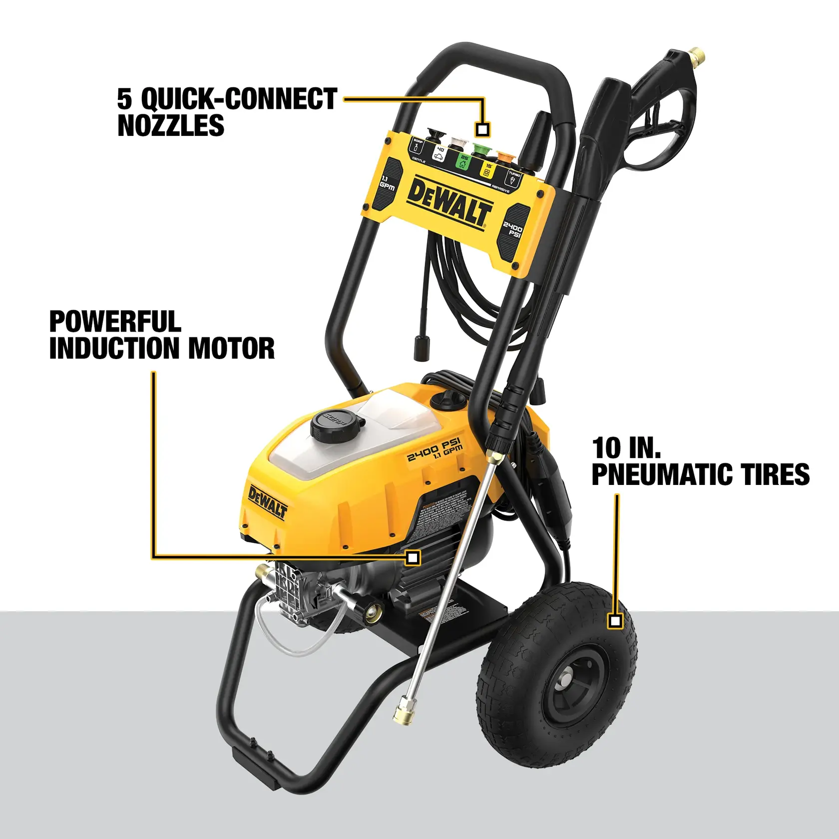 DEWALT® 2400 PSI 1.1 GPM Electric Pressure Washer