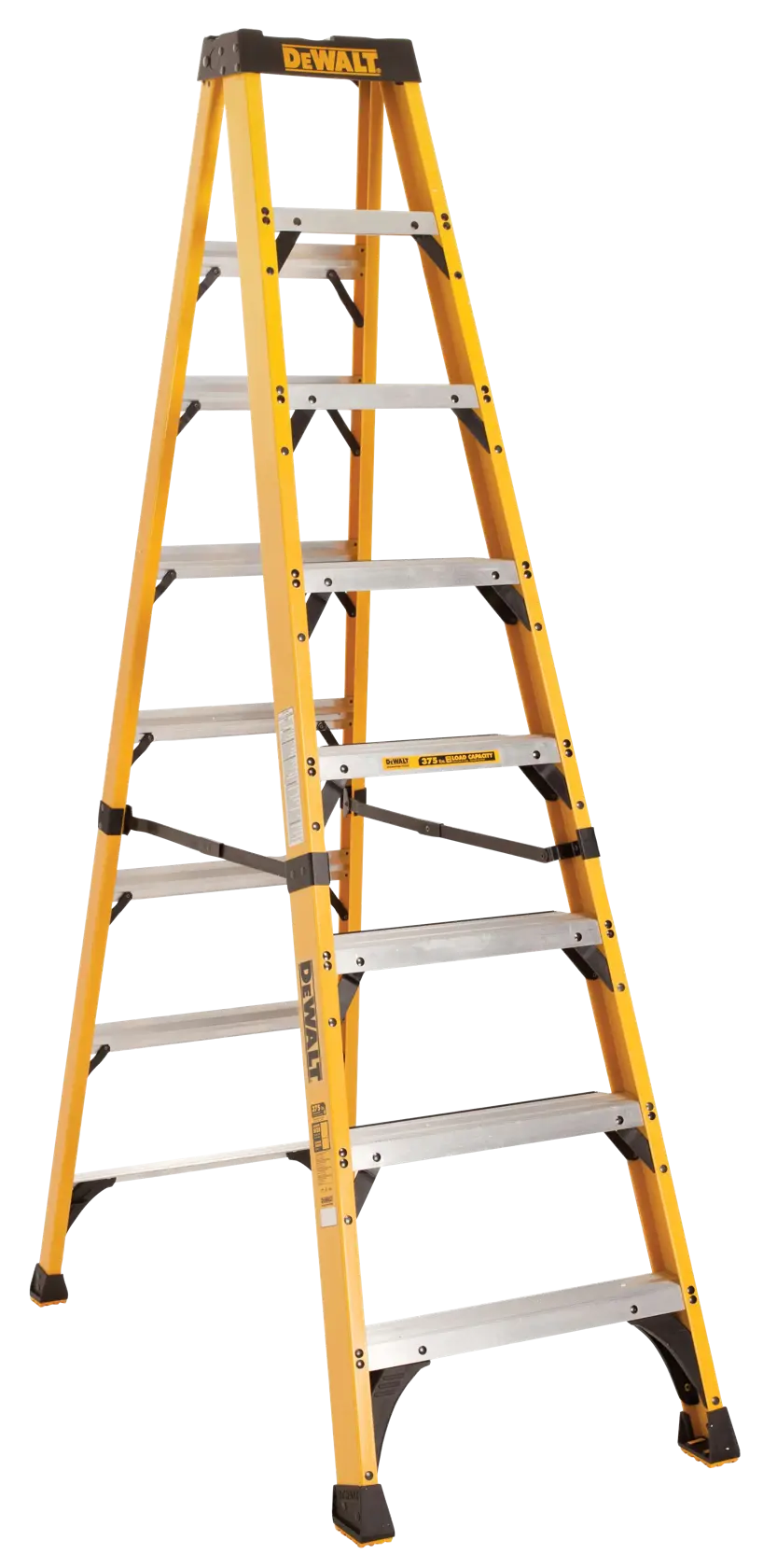 DEWALT® 8' Fiberglass Stepladder 375 lbs Load Capacity